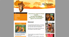 Desktop Screenshot of liondrinkingfountain.com